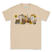 Mushroom skeleton hands coffee cups Classic Tee - texasbilliewilder