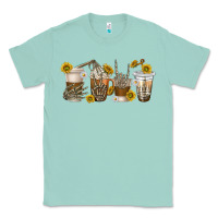 Seafoam skeleton hands coffee cups Classic Tee - texasbilliewilder