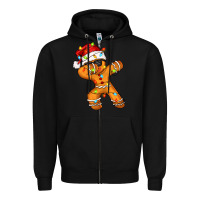 Black dabbing cookies Zipper Hoodie - Zillion Design Studio
