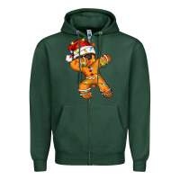 Sports Green dabbing cookies Zipper Hoodie - Zillion Design Studio