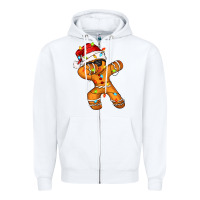White dabbing cookies Zipper Hoodie - Zillion Design Studio
