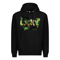 Black st. patricks day very lucky cma Premium Hoodie - BarkalooDesign