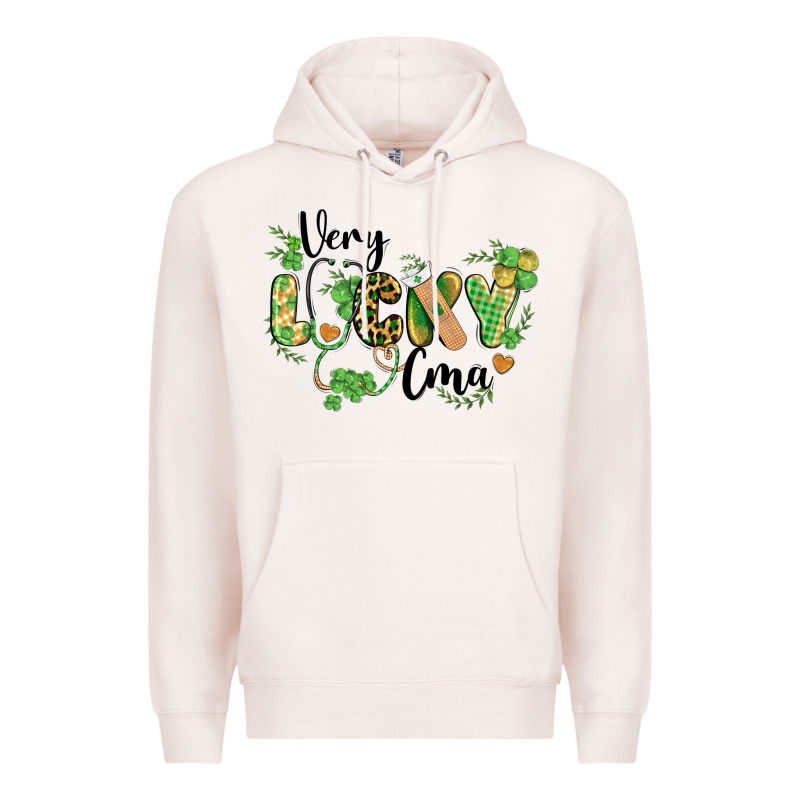 St. Patricks Day Very Lucky Cma Premium Hoodie by BarkalooDesign | Teevron
