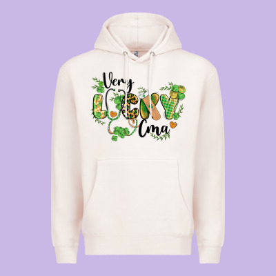 St. Patricks Day Very Lucky Cma Premium Hoodie Designed By Barkaloodesign