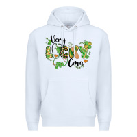 White st. patricks day very lucky cma Premium Hoodie - BarkalooDesign
