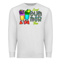 Oatmeal Heather sweet summer time3 Premium Sweatshirt - CowhideDigitalArt