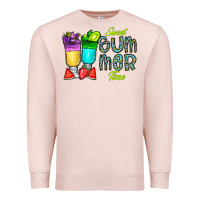Pale Pink sweet summer time3 Premium Sweatshirt - CowhideDigitalArt