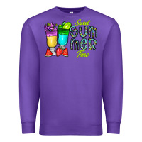 Purple sweet summer time3 Premium Sweatshirt - CowhideDigitalArt