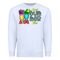 White sweet summer time3 Premium Sweatshirt - CowhideDigitalArt