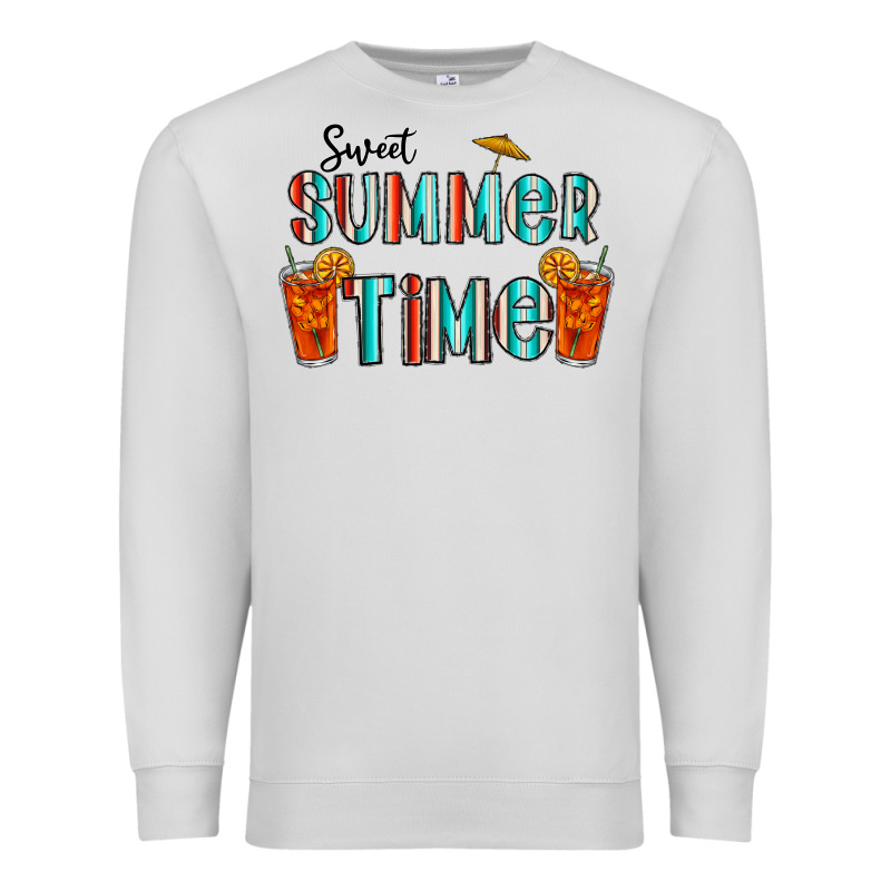 Sweet Summer Time Premium Sweatshirt by CowhideDigitalArt | Teevron