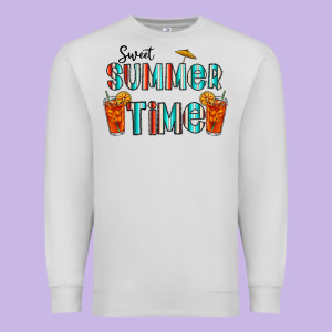 Sweet Summer Time Premium Sweatshirt Designed By Cowhidedigitalart