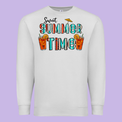Sweet Summer Time Premium Sweatshirt Designed By Cowhidedigitalart