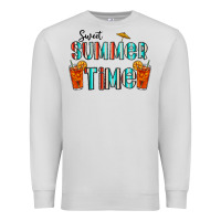 Dove Grey sweet summer time Premium Sweatshirt - CowhideDigitalArt