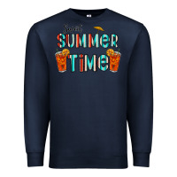 Navy sweet summer time Premium Sweatshirt - CowhideDigitalArt