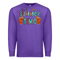 Purple sweet summer time Premium Sweatshirt - CowhideDigitalArt