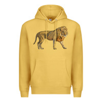 Antique Gold lion Premium Hoodie - LillyAllenDesigns