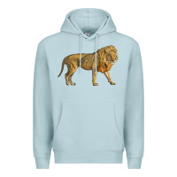 Blue Mist lion Premium Hoodie - LillyAllenDesigns