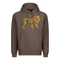 Coffee lion Premium Hoodie - LillyAllenDesigns