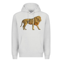 Dove Grey lion Premium Hoodie - LillyAllenDesigns