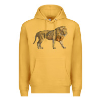 Mustard lion Premium Hoodie - LillyAllenDesigns