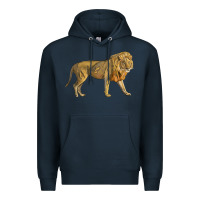 Navy lion Premium Hoodie - LillyAllenDesigns