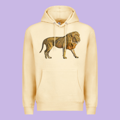 Lion Premium Hoodie Designed By Lillyallendesigns