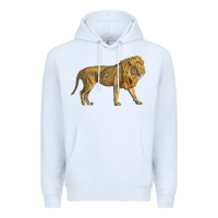White lion Premium Hoodie - LillyAllenDesigns