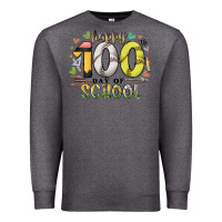 Charcoal Heather happy 100 day of school Premium Sweatshirt - RacoonDesign