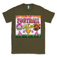 Army Green football sister tumbler Classic Tee - BundleAndBundleShop