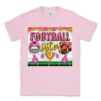 Bubblegum Pink football sister tumbler Classic Tee - BundleAndBundleShop