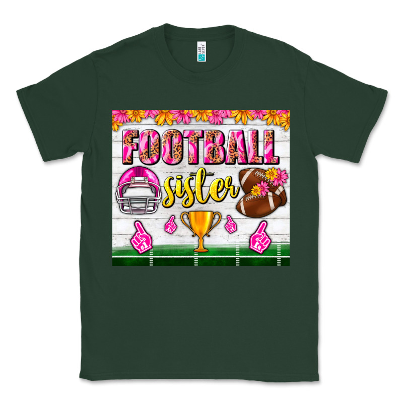 Football Sister Tumbler Classic Tee by BundleAndBundleShop | Teevron