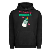 Pigment Black Drinking Buddies Urban Hoodie - Jasminsmagicworld