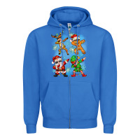 True Royal dabbing christmas Zipper Hoodie - Zillion Design Studio