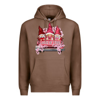 Chestnut loads of love with flowers Premium Hoodie - NancyCooperArtShop