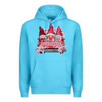 Ocean Blue loads of love with flowers Premium Hoodie - NancyCooperArtShop