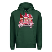Sports Green loads of love with flowers Premium Hoodie - NancyCooperArtShop