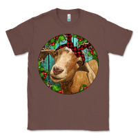 Chestnut Farm Goat Christmas Classic Tee - RanaPortraitStore