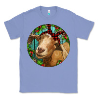 Colony Blue Farm Goat Christmas Classic Tee - RanaPortraitStore
