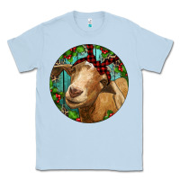 Dusty Blue Farm Goat Christmas Classic Tee - RanaPortraitStore