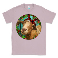 Lilac Farm Goat Christmas Classic Tee - RanaPortraitStore