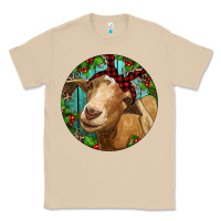 Mushroom Farm Goat Christmas Classic Tee - RanaPortraitStore