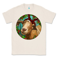 Natural Farm Goat Christmas Classic Tee - RanaPortraitStore