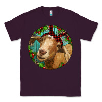 Plum Farm Goat Christmas Classic Tee - RanaPortraitStore