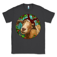 Smoke Farm Goat Christmas Classic Tee - RanaPortraitStore