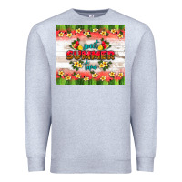 Heather Grey sweet summer time Premium Sweatshirt - HRA Design Shop