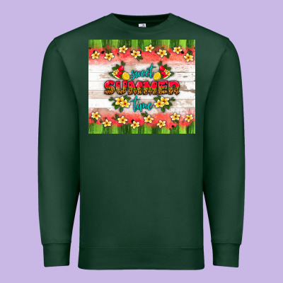 Sweet Summer Time Premium Sweatshirt Designed By Hra Design Shop