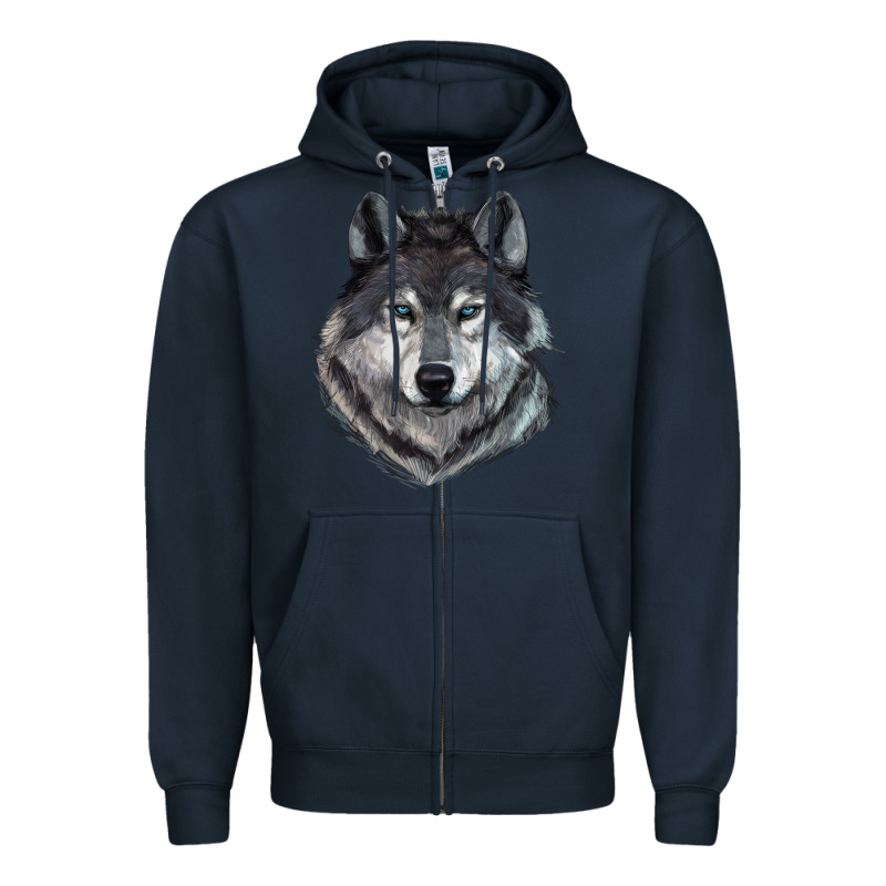 Wolf Zipper Hoodie by RanaPortraitStore | Teevron