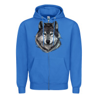 True Royal Wolf Zipper Hoodie - RanaPortraitStore