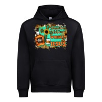 Black Somewhere Between Whiskey and Jesus Urban Hoodie - Jasminsmagicworld