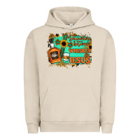 Pigment French Oak Somewhere Between Whiskey and Jesus Urban Hoodie - Jasminsmagicworld